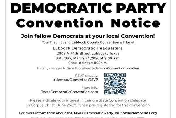 Democratic Party Convention Notice