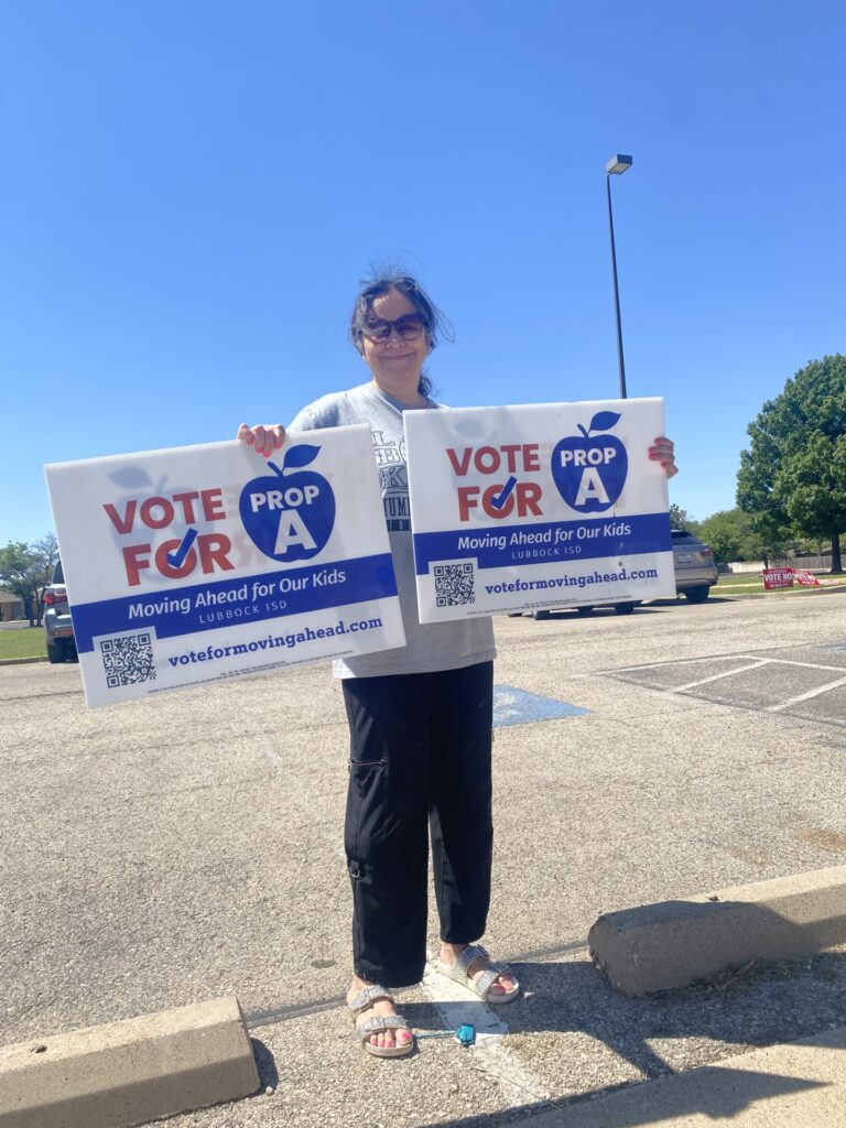 Lubbock Chair supports Prop A